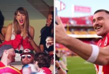 Taylor Swift attended the Kansas City Chiefs vs. Chicago Bears game at Arrowhead Stadium on Sept. 24 to support tight end Travis Kelce amid their rumored romance.