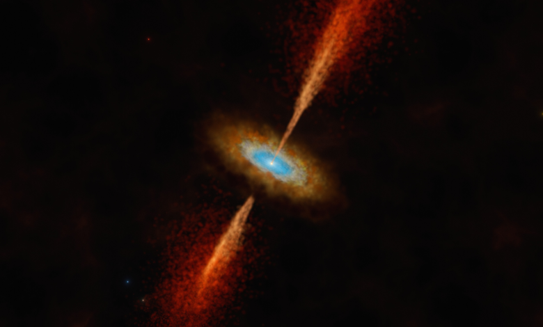 Astronomers Spy First Star-Forming Disk beyond the Milky Way